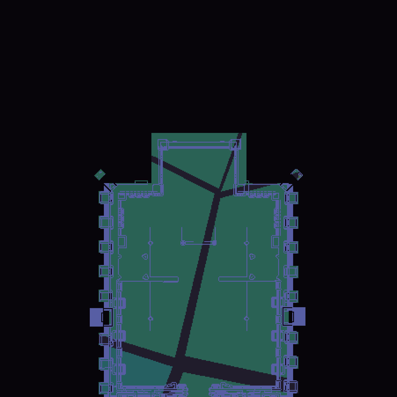 Core's hall, engine render