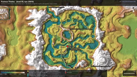 Engine render of the route to Furious Thieles