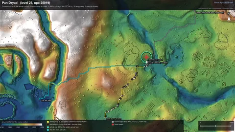 Engine render of the route to Pan Dryad