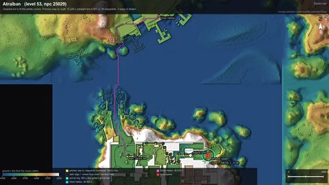 Engine render of the route to Atraiban