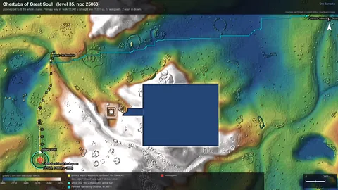 Engine render of the route to Chertuba of Great Soul