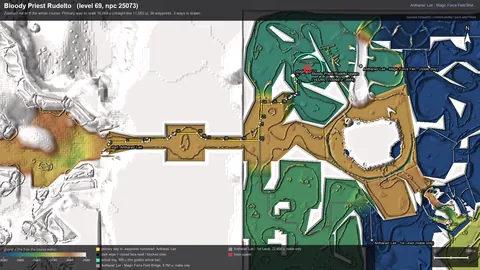 Engine render of the route to Bloody Priest Rudelto