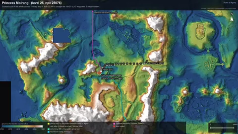 Engine render of the route to Princess Molrang