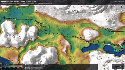 Engine render of the route to Agent of Beres, Meana