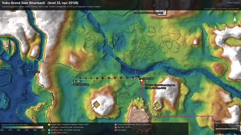 Engine render of the route to Vuku Grand Seer Gharmash