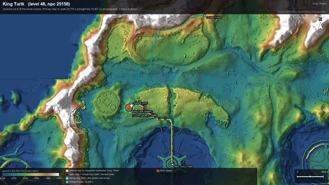 Engine render of the route to King Tarlk