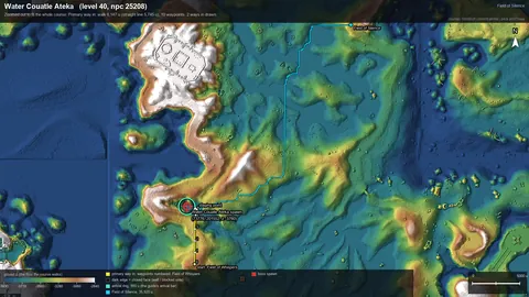 Engine render of the route to Water Couatle Ateka