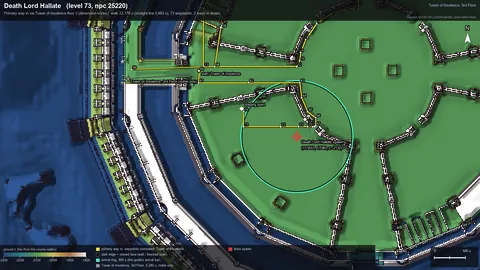 Engine render of the route to Death Lord Hallate