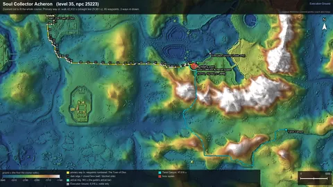 Engine render of the route to Soul Collector Acheron