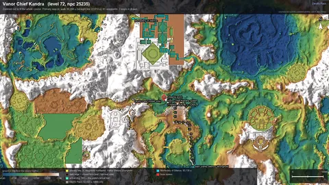 Engine render of the route to Vanor Chief Kandra