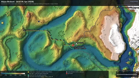 Engine render of the route to Abyss Brukunt