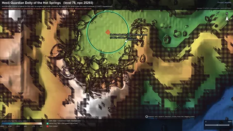 Engine render of the route to Hesti Guardian Deity of the Hot Springs
