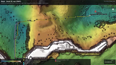 Engine render of the route to Skyla