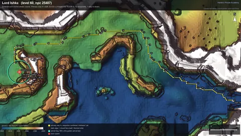 Engine render of the route to Lord Ishka