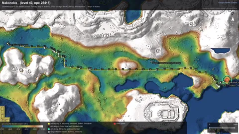 Engine render of the route to Nakondas