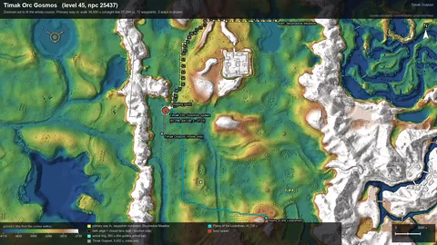 Engine render of the route to Timak Orc Gosmos