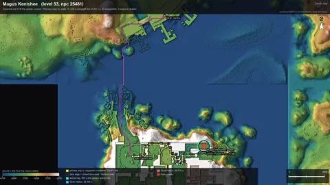 Engine render of the route to Magus Kenishee