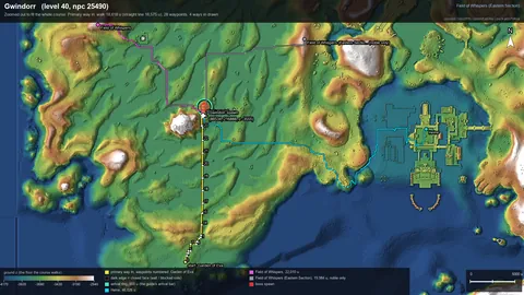 Engine render of the route to Gwindorr