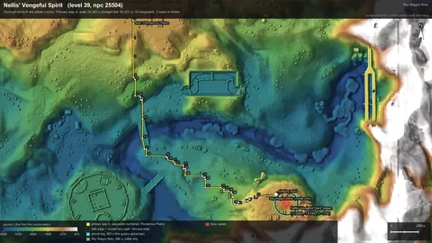 Engine render of the route to Nellis' Vengeful Spirit